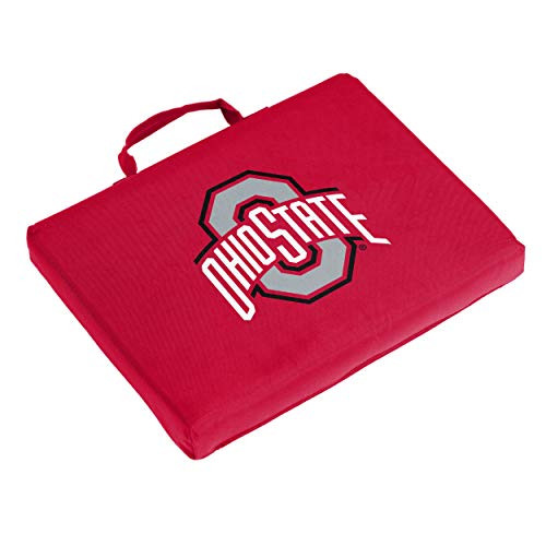 Logo Brands NCAA Ohio State Buckeyes Unisex Adult Bleacher Stadium Cushion One Size Multicolor