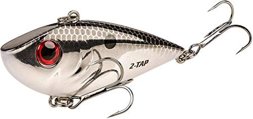 Strike King Red Eyed Shad Tungsten 2 Tap-Chrome Black 1-2 oz. -REYESDTT12-402-