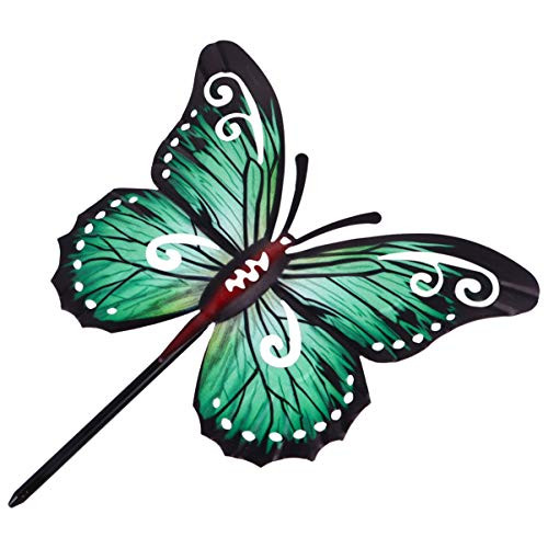 YARDWE Garden Butterfly Stakes Patio Ornaments Butterfly Floral Picks Garden Stakes Stems Decorations for Yard Flower Plant Pot Decor YARDWE Garden Butterfly Stakes Patio Ornaments Butterfly Floral Picks Garden Stakes Stems Decorations for Yard Flower Plant Pot Decor
