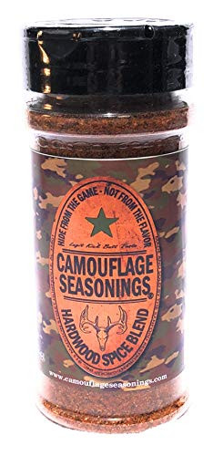 Camouflage Seasoning Hardwood Spice Blend meat and wildgame seasoning great on steaks vegetables potatoes and anything you accidentally sprinkle it on