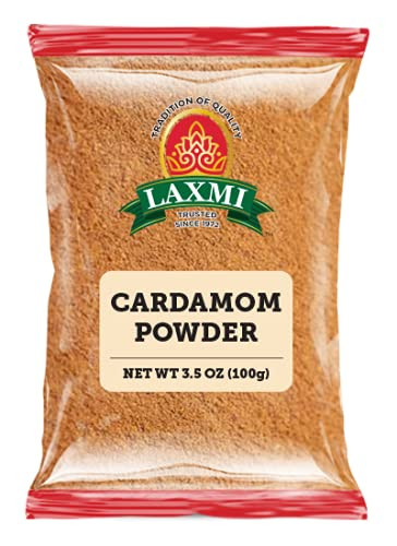 Laxmi Ground Cardamom Powder Traditional Indian Cooking Spices - 3.5oz