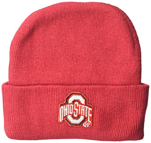 Two Feet Ahead NCAA Ohio State Buckeyes Infant Knit Cap New Born Red