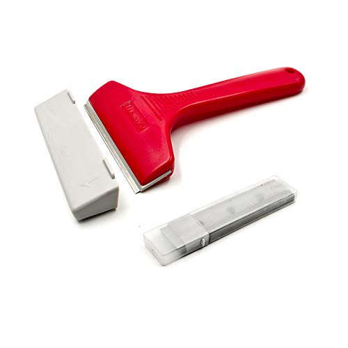 Razor Blade Scraper Set with 10 Pcs Replacement Scraper Blades Cleaning Tool for Scraping Labels Decals Stickers Caulk Paint from Glass Stove Top. Razor Blade Scraper Set with 10 Pcs Replacement Scraper Blades Cleaning Tool for Scraping Labels Decals Stickers Caulk Paint from Glass Stove Top.
