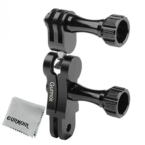 Gurmoir Aluminum Alloy 360 Degree Rotation Ball Joint Mount Swivel Arm Mount for Gopro Hero 7/Hero 6/Hero 5/Hero (2018)/ 5 4 Session/Hero 4 3/ YI and More Action Cameras Gurmoir Aluminum Alloy 360 Degree Rotation Ball Joint Mount Swivel Arm Mount for Gopro Hero 7/Hero 6/Hero 5/Hero (2018)/ 5 4 Session/Hero 4 3/ YI and More Action Cameras