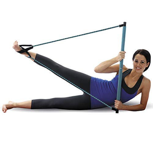 Empower Resistance Band and Toning Bar Home Gym, Portable Pilates Total Body Workout