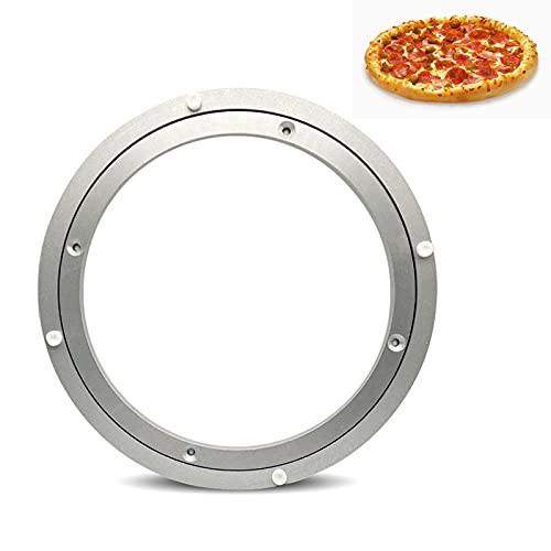 4'' Lazy Susan Turntable Aluminium Alloy Swivel Turntable Bearing Round Dining Table Smooth Swivel Plate 360 Degree Rotating Lazy Susan Turntable Ring Rotating Bearing for Kitchen Dining Table