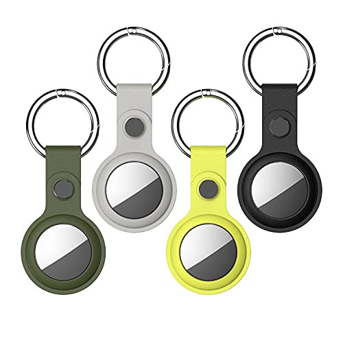 AirTag Protective case airtag Keychain airtags case airtags Holder airtags Accessories airtags Keyring airtags Dog Collar airtags Wallet airtags case 4 Pack