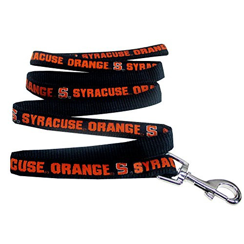 Pets First Collegiate Pet Accessories Dog Leash Syracuse Orange Large