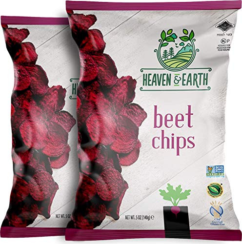 Heaven  and  Earth Beet Chips 5oz -2 Pack-