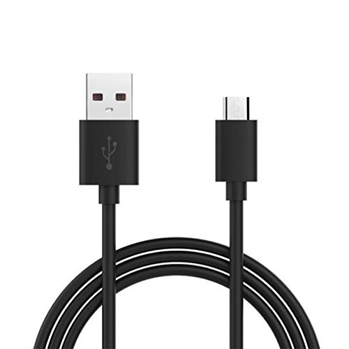 Black 6ft Long USB Cable Rapid Charger Sync Power Wire Micro-USB Data Link Cord Supports Fast Charging for Verizon Kyocera Brigadier - Verizon Kyocera Cadence - Verizon Kyocera DuraForce Pro