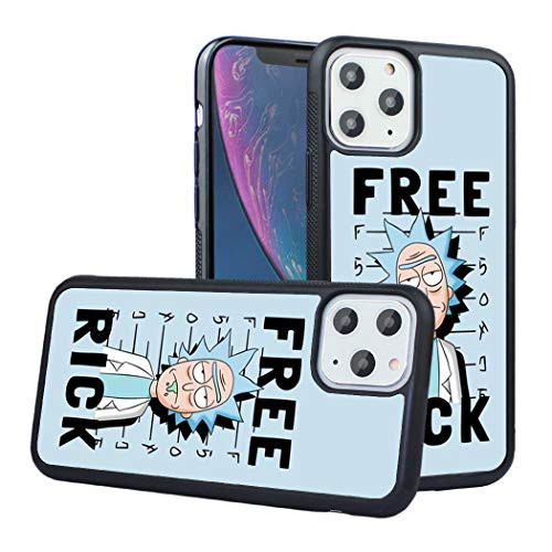iPhone 11 Pro Max CaseLEALIN Rick and Morty Antiskid Handle Black TPU Phone Case for iPhone 11 Pro Max 6.5 inchiPhone 11 Pro Max Cover