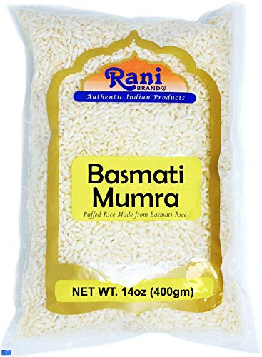 Rani Basmati Mamra -Puffed Rice- 14oz -400g- ~ All Natural Indian Origin - No Color - Gluten Friendly - Vegan - NON-GMO - No Salt or fillers