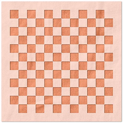 Stencil Stop Checkerboard Stencil - Reusable for DIY Projects Painting Drawing Crafts - 14 Mil Mylar Plastic -4 x 4 inches-