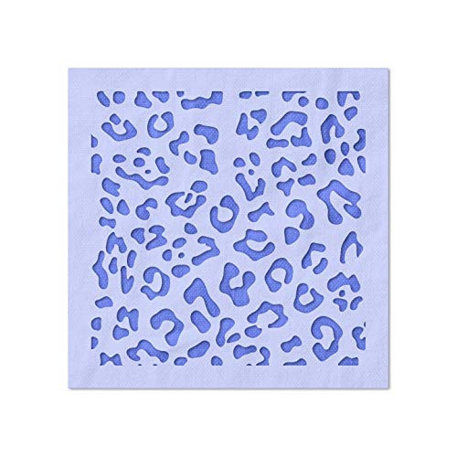 Stencil Stop Leopard Print Pattern Stencil - Reusable for DIY Projects Painting Drawing Crafts - 14 Mil Mylar Plastic -4 x 4 inches-
