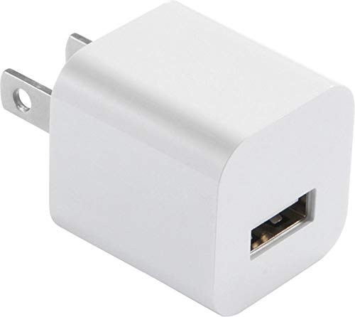 Insignia USB Wall Charger White Model NS-MAC1U2A 5W Universal Smartphone Plug Cube