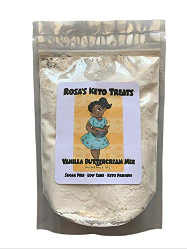 Rosa's Vanilla Buttercream Mix by Rosa's Keto Treats - Monkfruit Sweetened Low Carb Keto-friendly Sugar Free