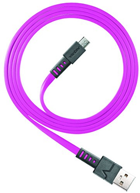 Ventev chargesync Micro USB Cable 3ft Pink Ventev chargesync Micro USB Cable 3ft Pink