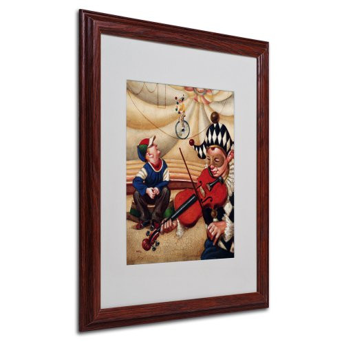 Calandurim Artwork by Edgar Barrios, Wood Frame, 16 by 20-Inch