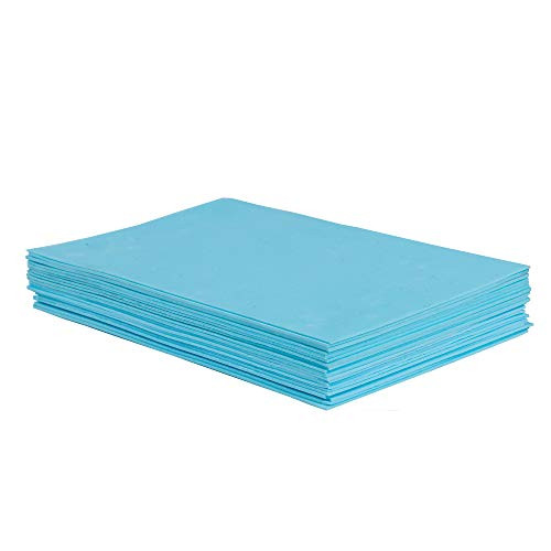 FLOAT ISLAND 20 Pack Craft Foam Sheets EVA A4 Size 2mm Thick Blue Boards for School Projects Cosplay Kids Classroom Party and DIY Handicraft