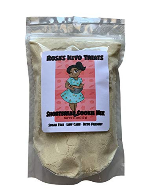 Rosa's Shortbread Cookie Mix by Rosa's Keto Treats - Sugar Free Gluten Free Low Carb - Naturally Sweetened with Monk Fruit - Diabetic Friendly