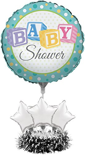 Creative Converting Metallic Baby Shower Balloon Centerpiece Kit Party Supplies One Size Multicolor