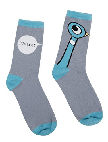 Out of Print Unisex Don't Let the Pigeon Drive the Bus! Socks Large