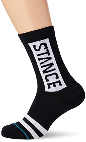 Stance Men's Crew Sock OG black Extra Large