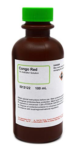 1.0 percent Congo Red Indicator Solution 100mL - The Curated Chemical Collection