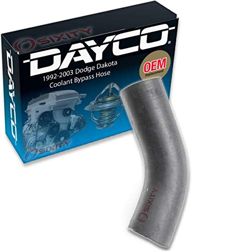 Dayco Engine Coolant Bypass Hose for 1992-2003 Dodge Dakota 3.9L 5.2L 5.9L V6 V8 Belts Cooling Hoses Pipes Dayco Engine Coolant Bypass Hose for 1992-2003 Dodge Dakota 3.9L 5.2L 5.9L V6 V8 Belts Cooling Hoses Pipes