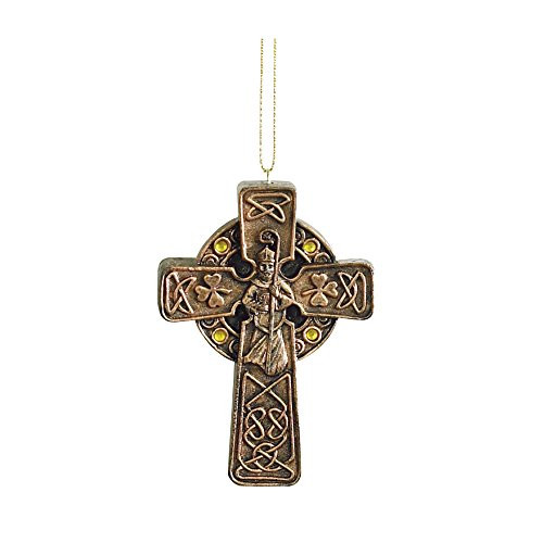 Abbey Press St. Patrick Ornament - Wall Décor Inspirational Religious Gifts 55905T-ABBEY