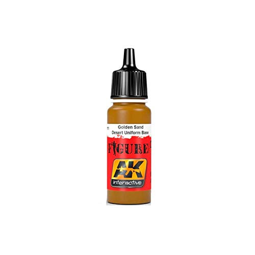 AK Interactive Golden Sand-Dessert Uniform Base - Plastic Model Paints and Finishes # 3111