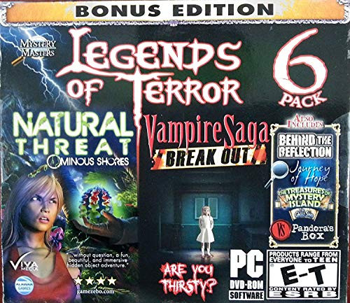legends of terror 6 pack bonus edition pc-dvd-rom software game