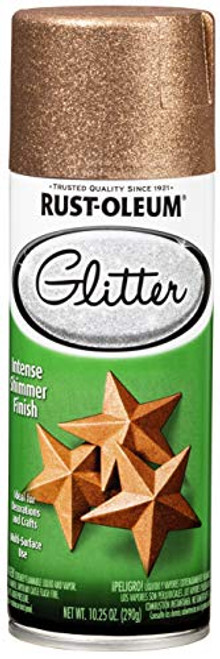 Rust-Oleum 344696 Specialty Glitter Spray 10.25 oz Copper Rust-Oleum 344696 Specialty Glitter Spray 10.25 oz Copper