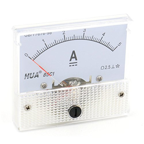 Baomain Analog Ammeter 85C1 DC 0-5A Panel Meter Gauge Current Analogue