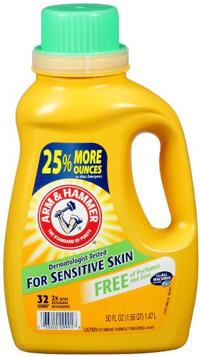 Arm  and  Hammer Liquid Perfume and Dye Free Dual He 50 Fluid Ounce