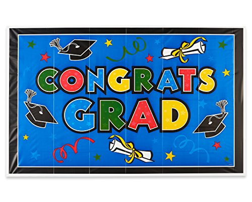 American Greetings Congrats Grad Giant Party Sign, Multicolor