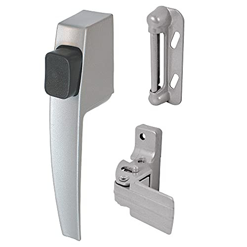 Prime-Line MP5006 Push Button Screen-Storm Door Latch Aluminum 1 Set