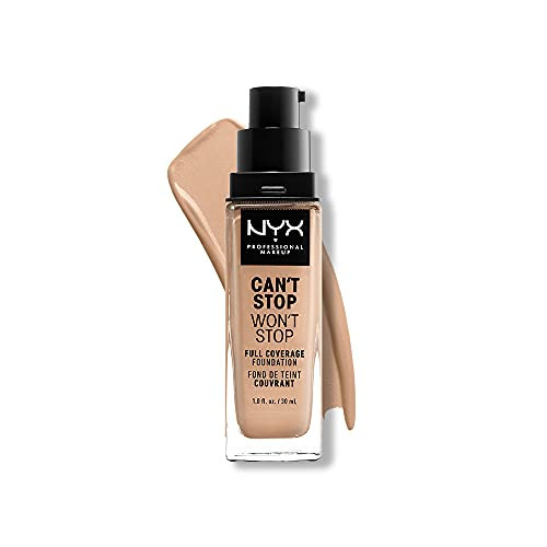 NYX PROFESSIONAL MAKEUP Can't Stop Won't Stop Full Coverage Foundation - Natural -Nude With Neutral Undertone-