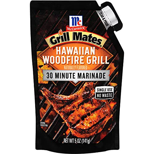 McCormick Grill Mates 30 Minute Marinade Hawaiian Woodfire 5.00 Ounce -Pack of 6-