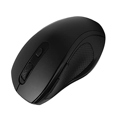 Vbestlife Wireless Mouse Ergonomic Game Mouse Wireless Mouse Gaming mice Wireless mice Wireless Computer Mouse Plug and Play Accessories for Notebook Desktop Computer-Black-