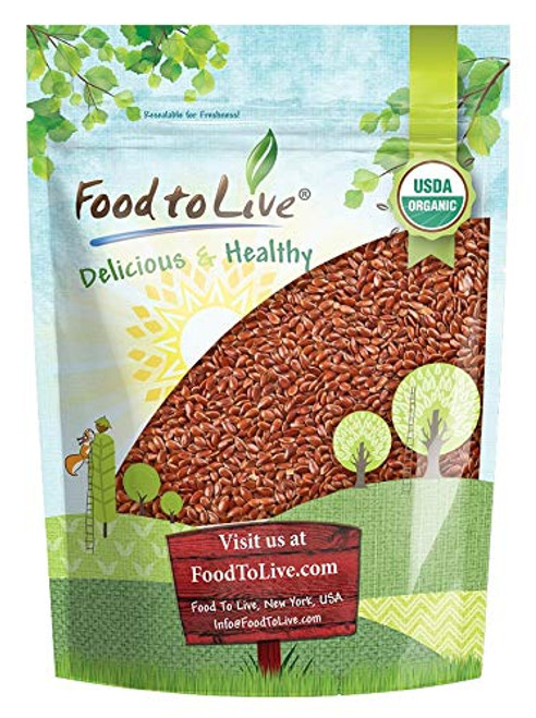 Organic Brown Flax Seeds 1 Pound Whole Flaxseeds Non-GMO Kosher Raw Dried Bulk Organic Brown Flax Seeds 1 Pound Whole Flaxseeds Non-GMO Kosher Raw Dried Bulk