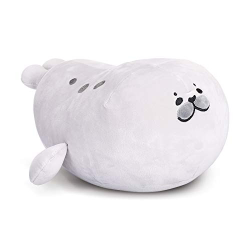 keaiart-ly Chubby Seal Cuddle Pillow Chonky Seal Plush Animal Stuffed Toys -Gray 12inch- keaiart-ly Chubby Seal Cuddle Pillow Chonky Seal Plush Animal Stuffed Toys -Gray 12inch-