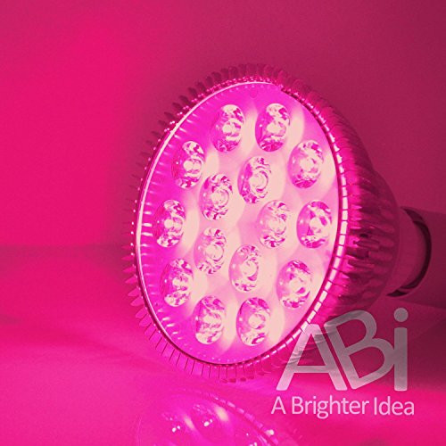 ABI 12W Broad Spectrum LED Grow Light Bulb for Growing and Flowering Indoor Plants