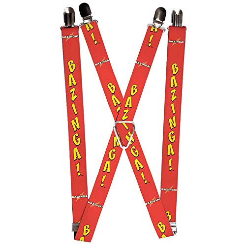 Buckle-Down mens Buckle-down Suspender - the Big Bang Theory Suspenders Multicolor 3.5" x 2.5"