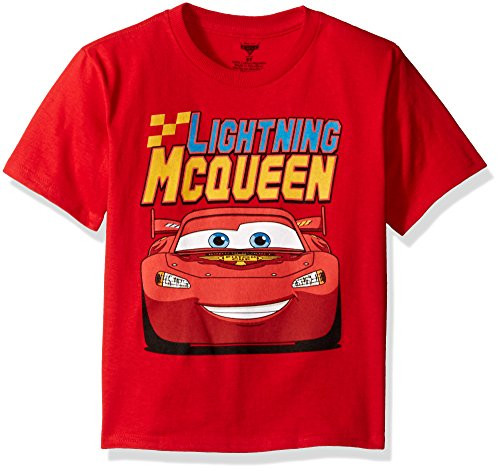 Disney Little Boys' Toddler Cars Lightning Mcqueen Toddler T-Shirt Red 3T Disney Little Boys' Toddler Cars Lightning Mcqueen Toddler T-Shirt Red 3T