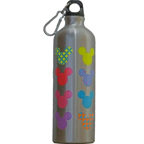 Disney - Colorful Neon Mickey Mouse Water Bottle