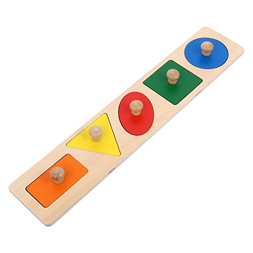NUOBESTY Wooden Color Sorting Toy Geometric Shape Puzzle Sorter Preschool Educational Learning Board Toys for Kids Toddler NUOBESTY Wooden Color Sorting Toy Geometric Shape Puzzle Sorter Preschool Educational Learning Board Toys for Kids Toddler