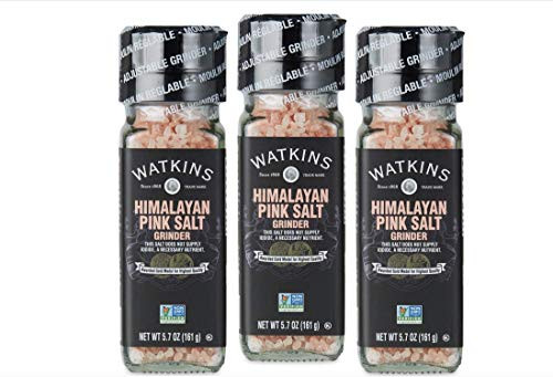 Watkins Himalayan Pink Salt Grinder 5.7 Ounce 3 Count