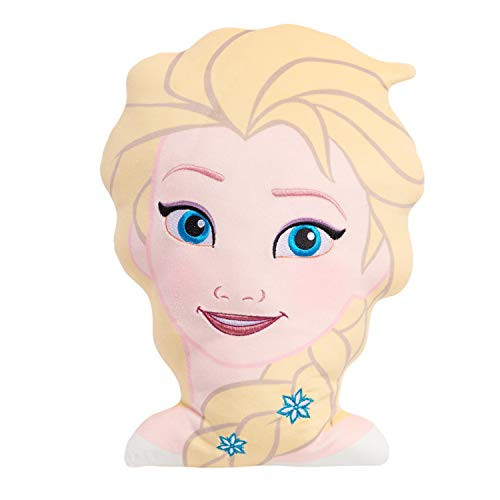 Disney Frozen 2 Character Head 13.5-Inch Plush Elsa Soft Pillow Buddy Toy for Kids