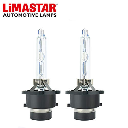 LIMASTAR D2S Bulb 4300K 35W Standard HID Headlight Replacement Bulbs -Pair-